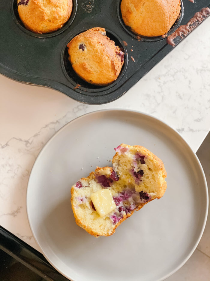 Easy and Delicious Blueberry Buttermilk Muffins