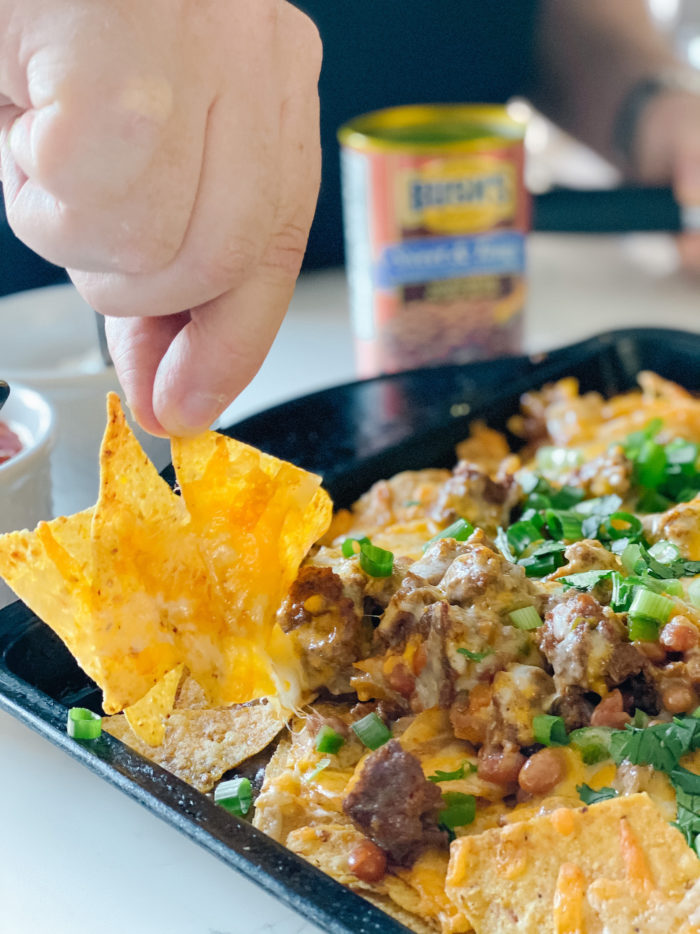 Easy and Delicious Baked Bean and Beef Nachos Recipe