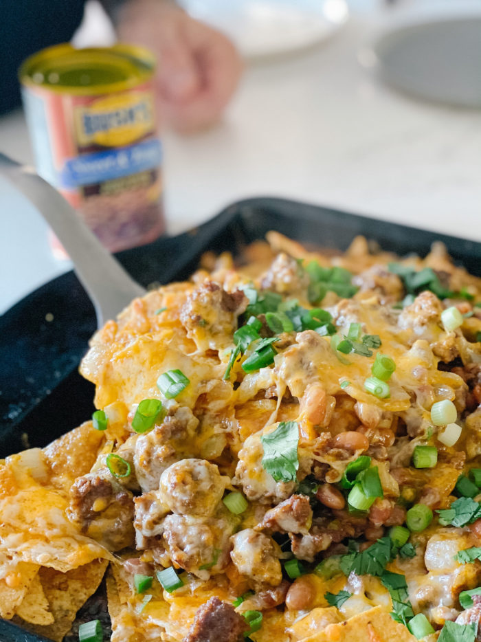 Easy and Delicious Baked Bean and Beef Nachos Recipe