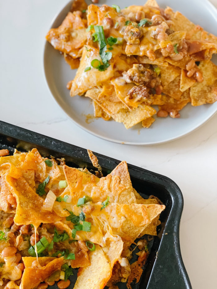 Easy and Delicious Baked Bean and Beef Nachos Recipe