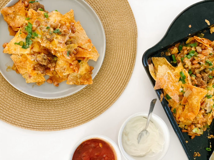 Easy and Delicious Baked Bean and Beef Nachos Recipe