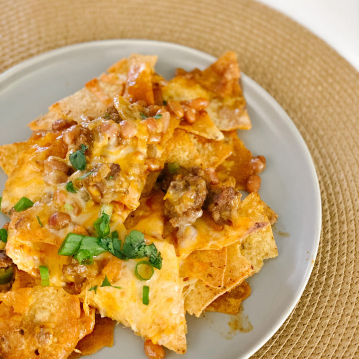 Easy and Delicious Baked Bean and Beef Nachos Recipe