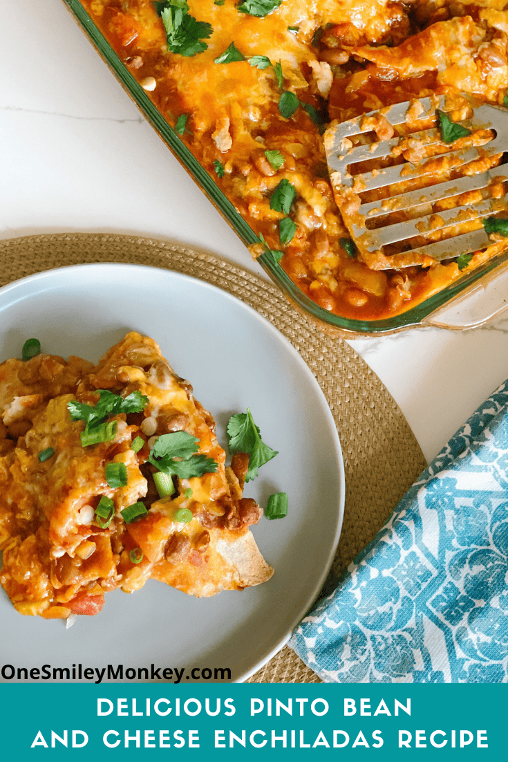 Easy and Delicious Pinto Bean and Cheese Enchiladas Recipe