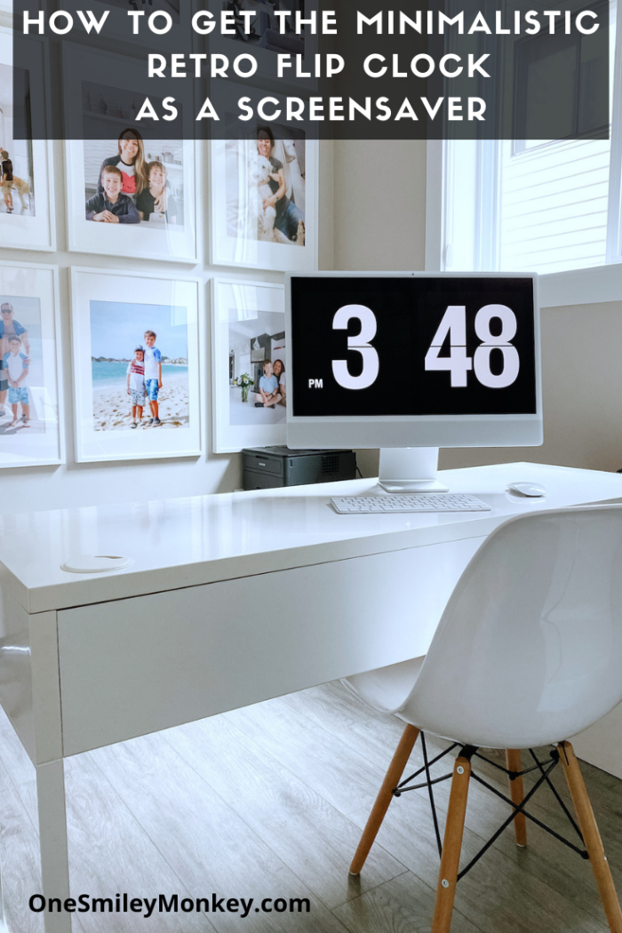 How to Get Black Retro Flip Clock as Your Screensaver (Mac or Windows)