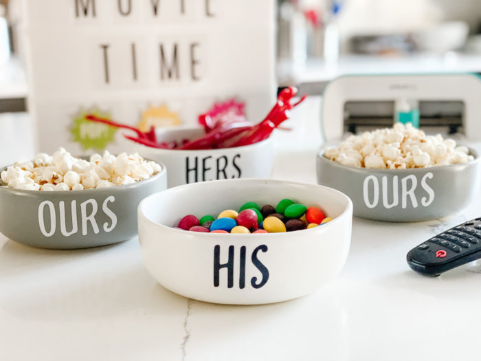 Movie Date Night At Home with Cricut DIY