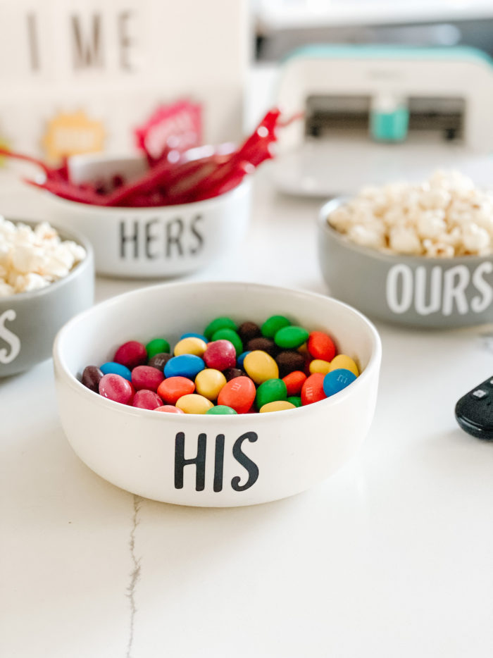 Movie Date Night At Home with Cricut DIY