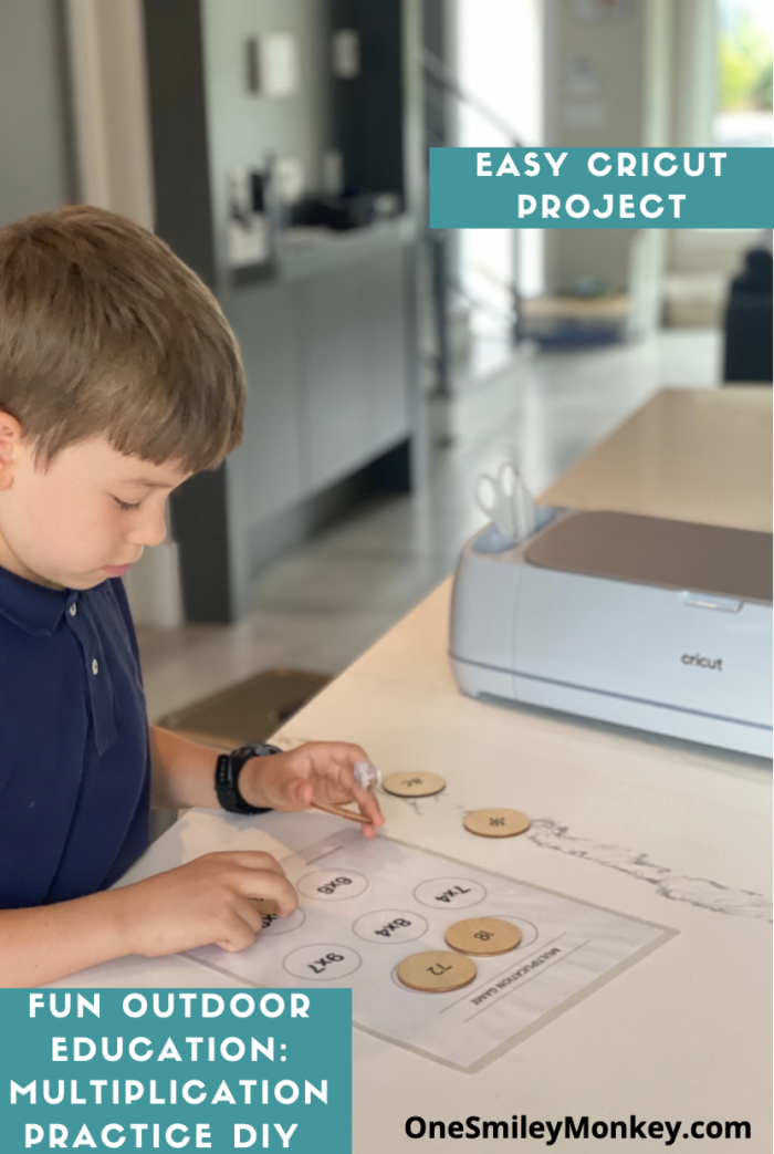 Outdoor Education: Multiplication Practice DIY with Cricut