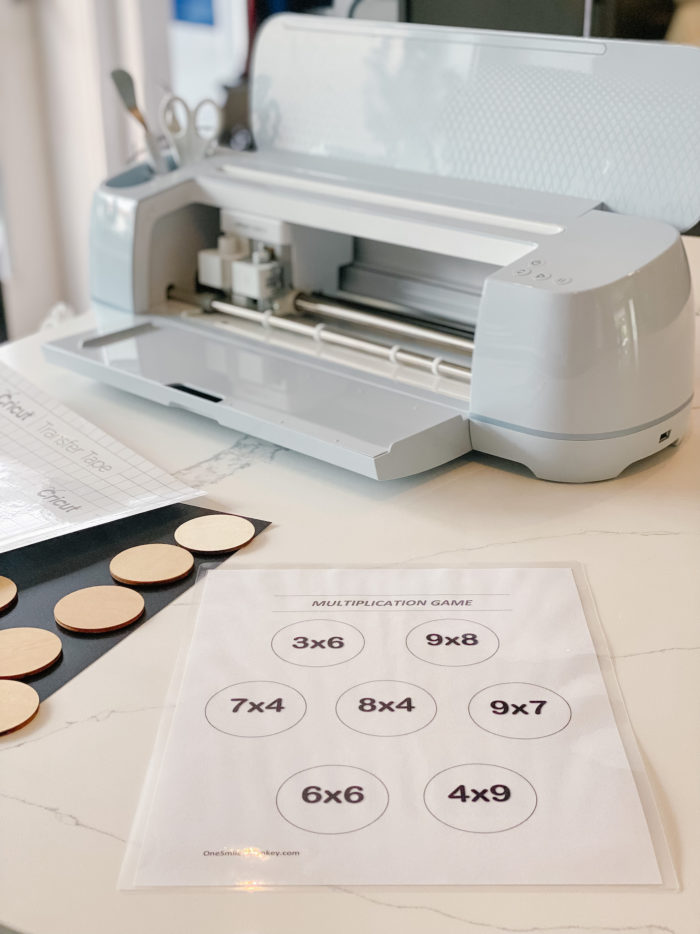 Outdoor Education: Multiplication Practice DIY with Cricut