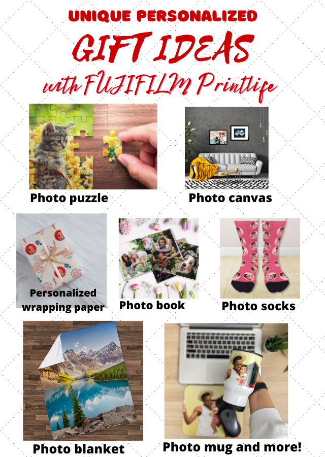 Personalized Gift Ideas with FUJIFILM PrintLife [Giveaway]