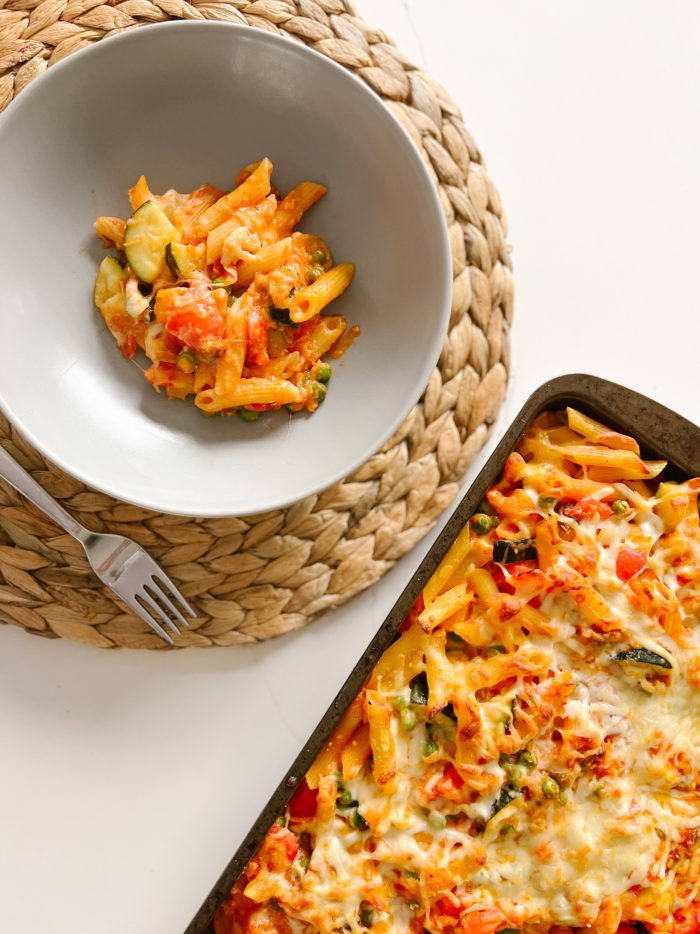 Delicious Baked Penne with Roasted Veggies Recipe