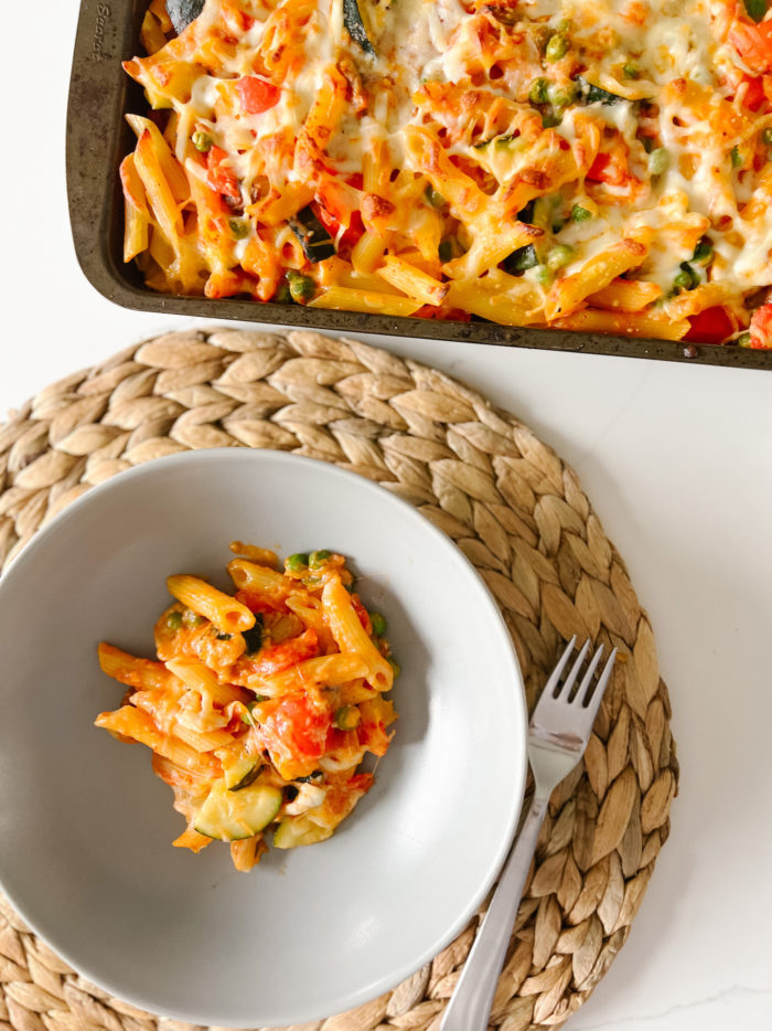 Delicious Baked Penne with Roasted Veggies Recipe