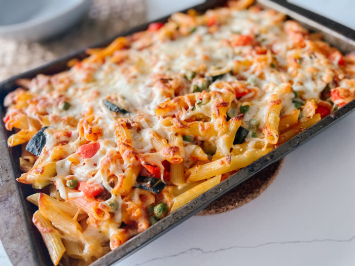 Delicious Baked Penne with Roasted Veggies Recipe