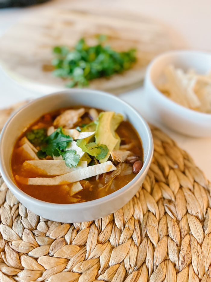 Delicious Instant Pot Spicy Chicken Tortilla Soup Recipe