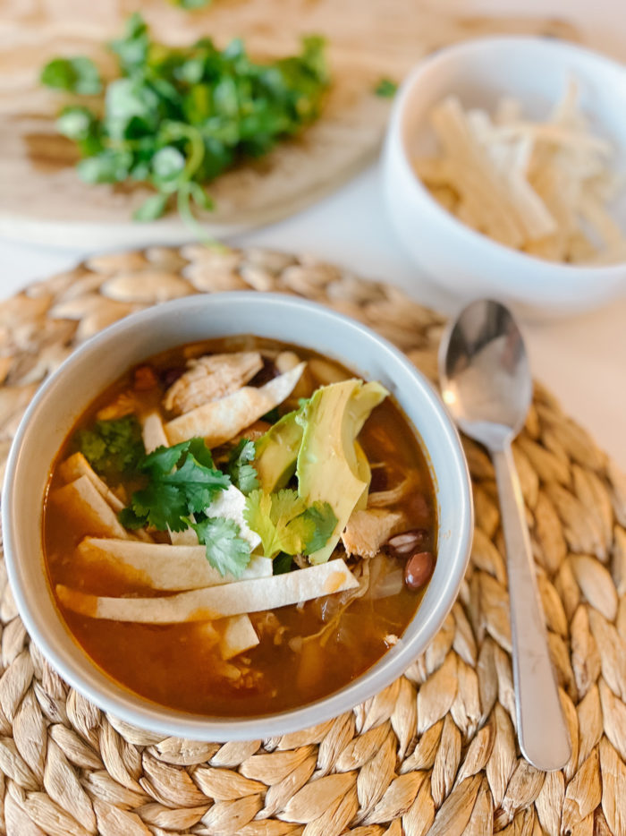 Delicious Instant Pot Spicy Chicken Tortilla Soup Recipe