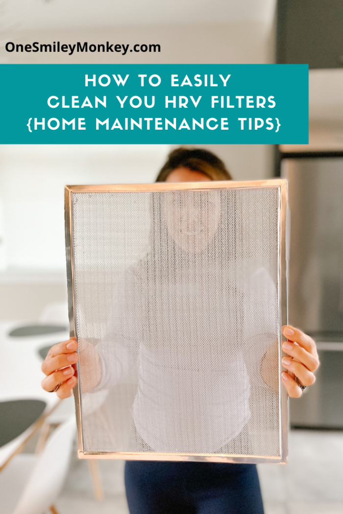 How to Easily Clean you HRV Filters {Home Maintenance Tips}