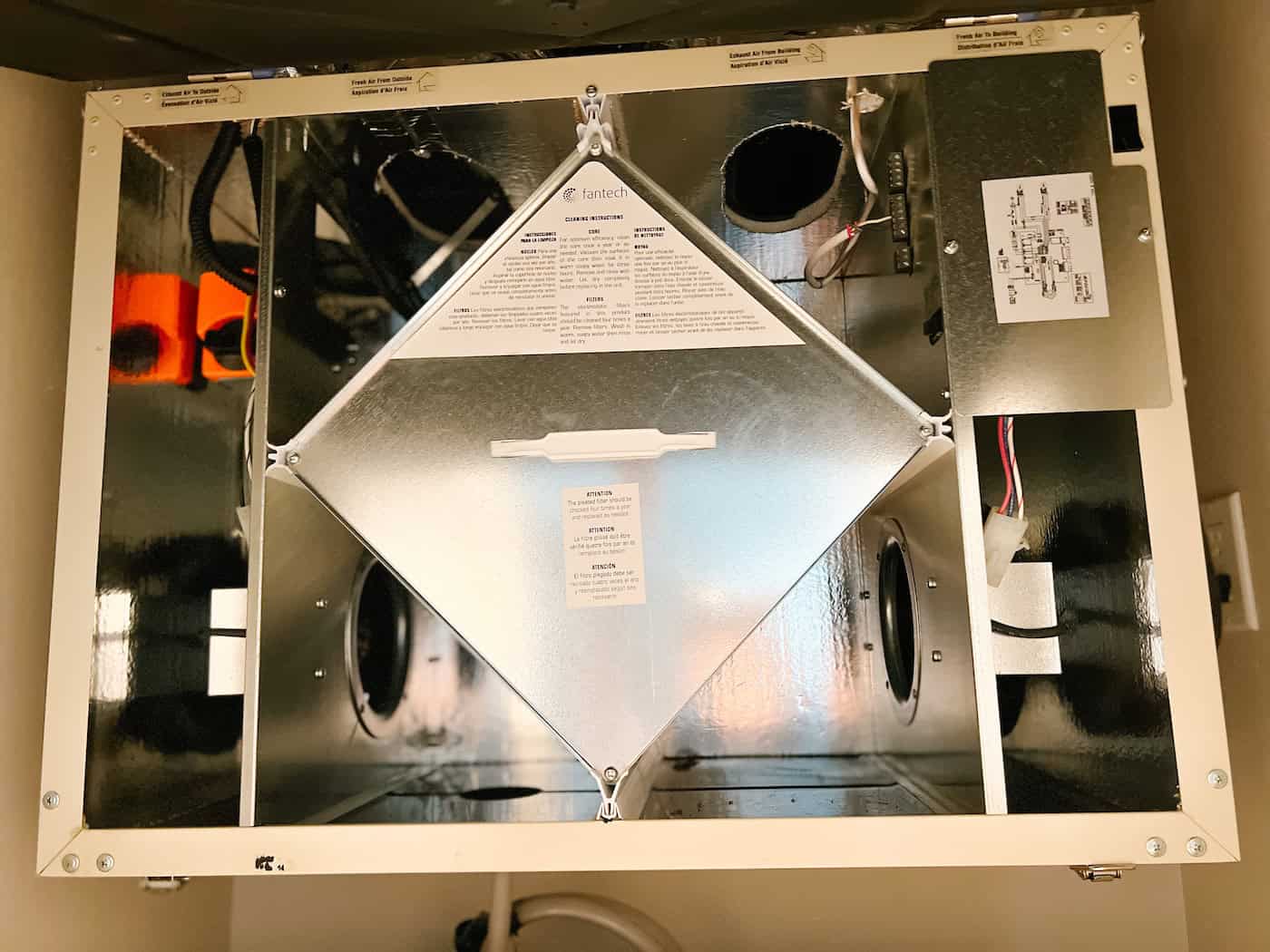 How to Easily Clean you HRV Filters {Home Maintenance Tips