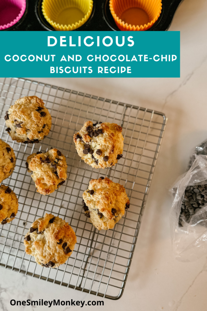 Delicious Coconut and Chocolate-Chip Biscuits {Recipe}