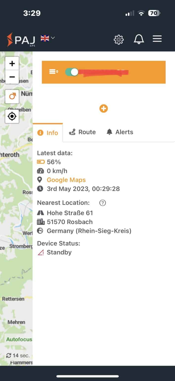 PAJ VEHICLE Finder 1.0 4G - GPS Trackervoor Auto, Motorfiets, Vrachtwagens, Aanhangers En Meer- Directe Aansluiting Op De Accu 9-75 V- Uitstekend Anti-diefstal Tracking Apparaat