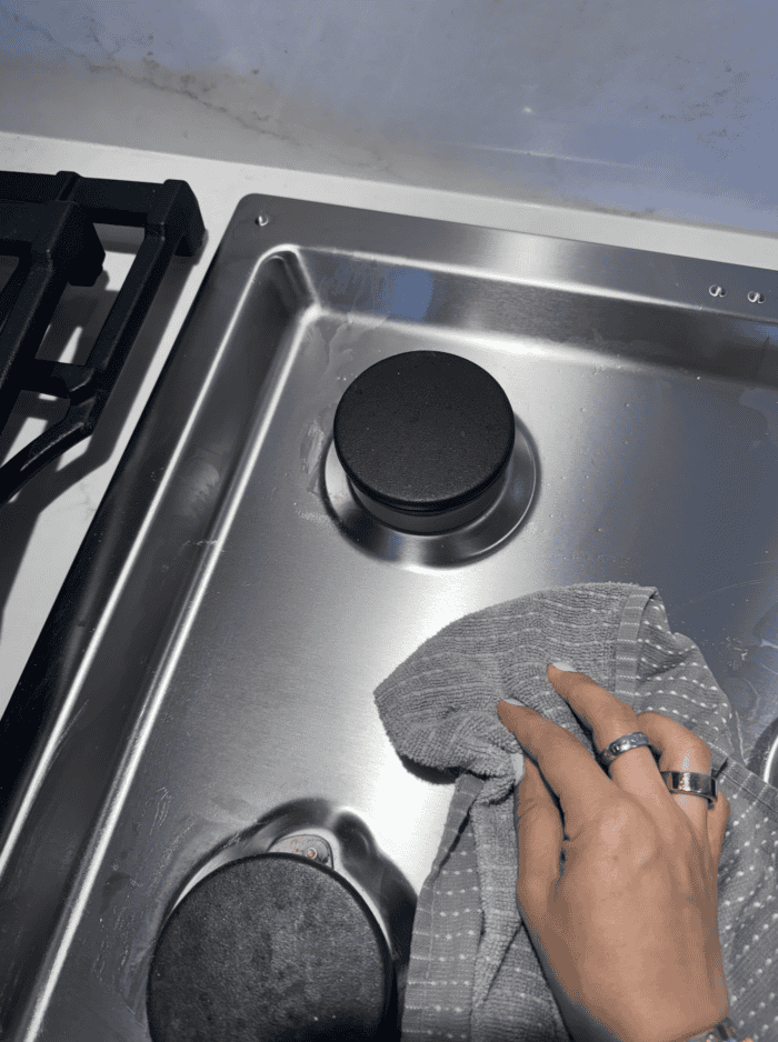 How to Remove Rainbow/Heat Stains From Stainless Steel Cooktop