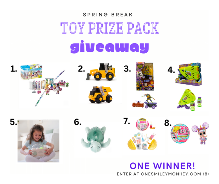 March Break Top Tops {Prize Pack Giveaway}