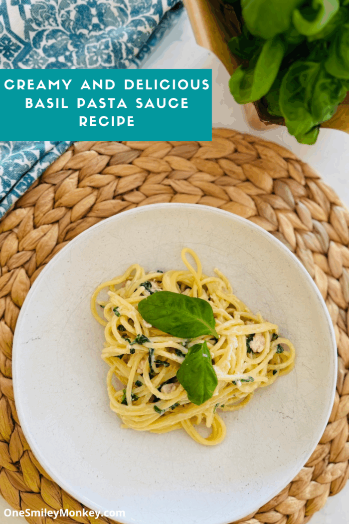 CREAMY and Delicious BASIL PASTA SAUCE RECIPE
